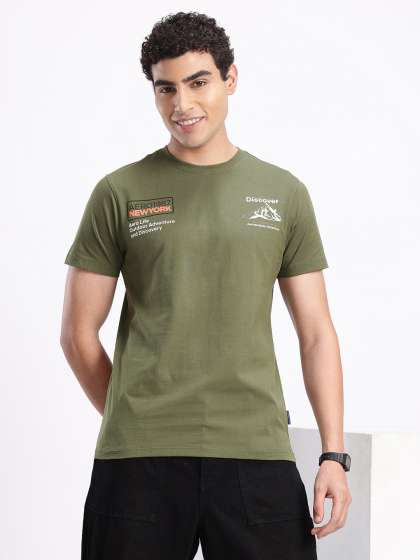 Aeropostale Typography Print Pure Cotton Tshirt