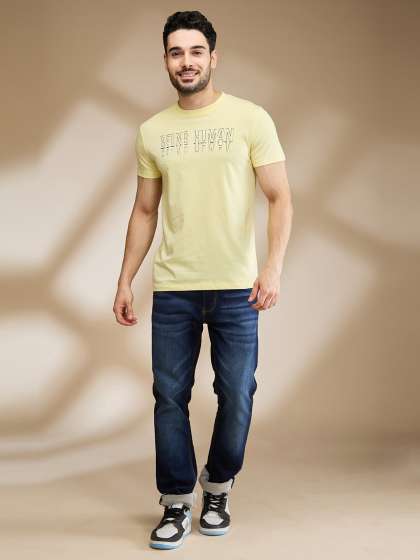 Being Human Brand Logo Printed Pure Cotton Tshirt