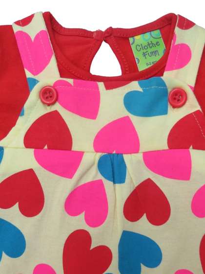 Clothe Funn Girls Conversational Printed Cotton Pi