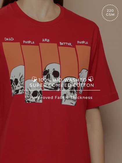 Difference of Opinion Women Graphic Printed Oversi