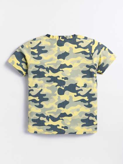 HRX by Hrithik Roshan Boys Camouflage Printed Rapi