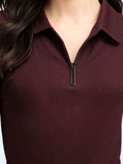 MACK JONNEY Polo Collar Short Slevees Cotton Tshir