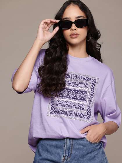 The Roadster Lifestyle Co Lavender Tribal Print Ov