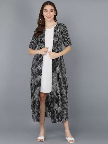 ZNX Clothing women Black ALine Dress